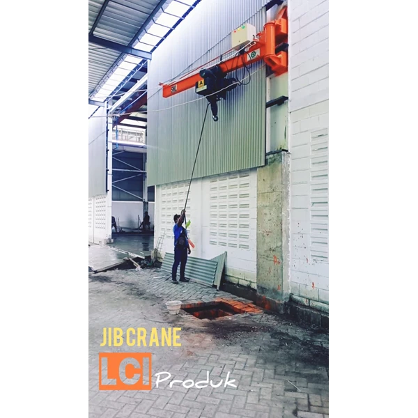 jib crane sistem manual kapasitas 1 ton sampai 2 Ton