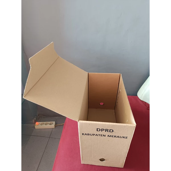Box arsip / kardus arsip / kotak arsip ukuran f4 39x19x28cm warna coklat