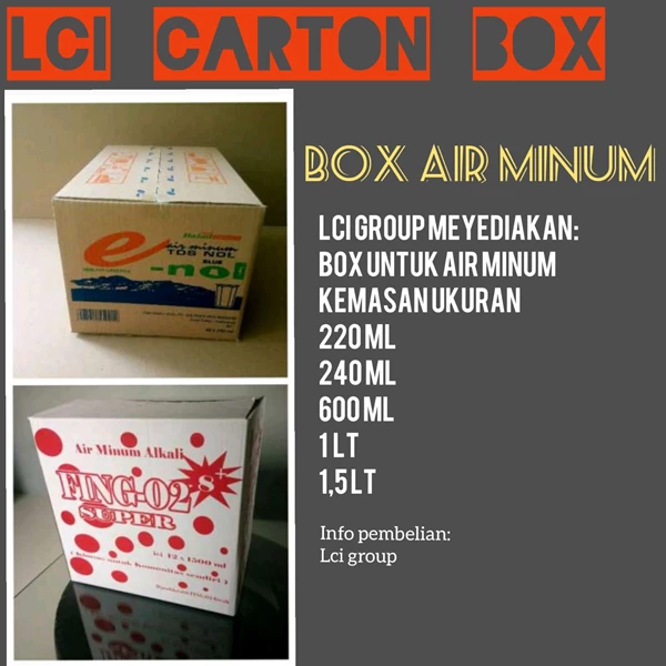 Karton Box Air Minum AMDK